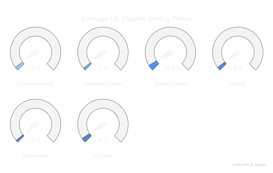 Plaster Drying Times in the UK
