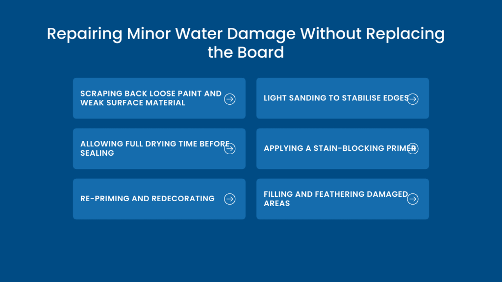 Repairing Minor Water Damage Without Replacing the Board