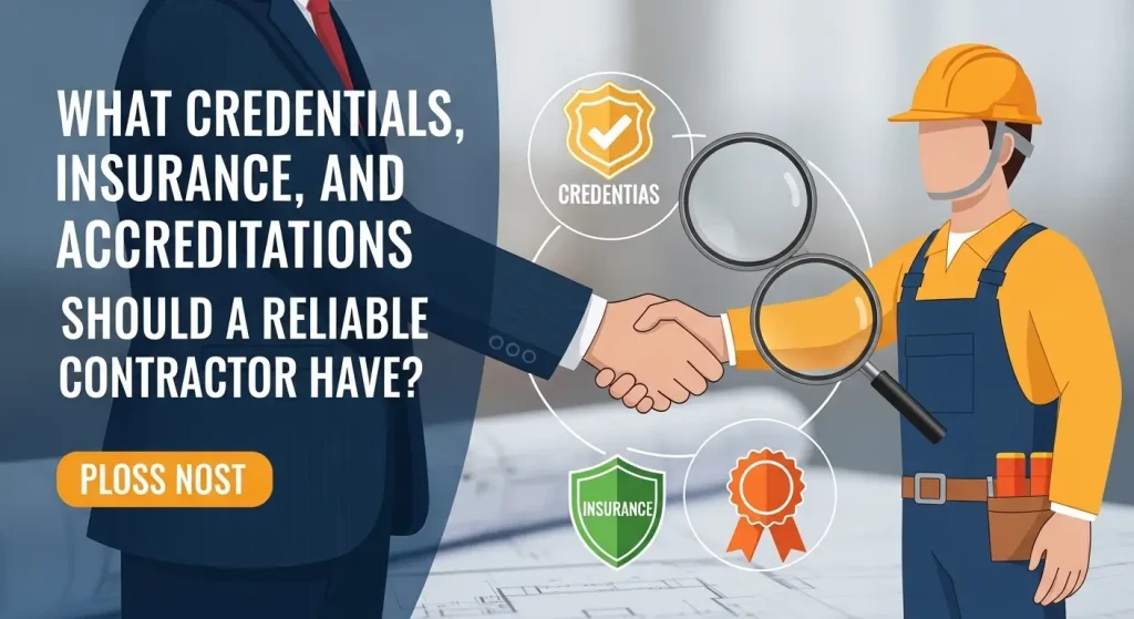 Essential contractor credentials insurance and accreditations required for reliable property maintenance services